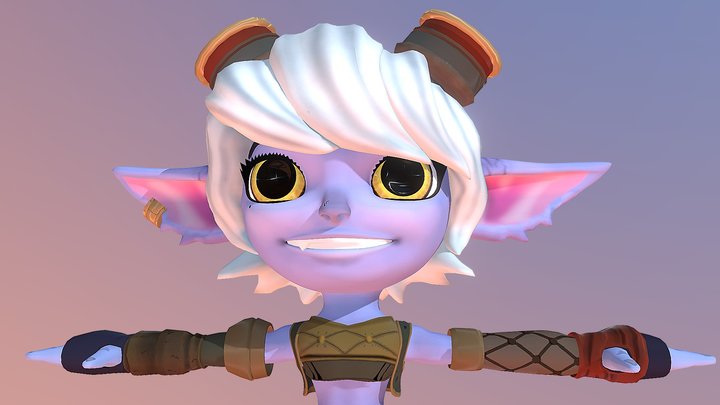 Tristana - League of Legends 3D Model