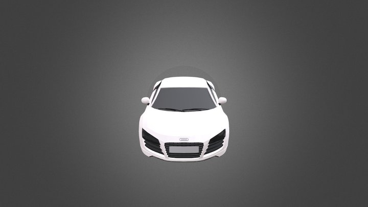 Car Audi White 3D Model