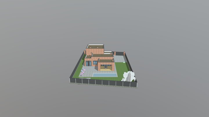 Аул Старобжегокай_ Интерактивная модель 3D Model