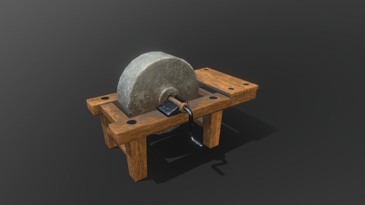Grindstone 3D Model