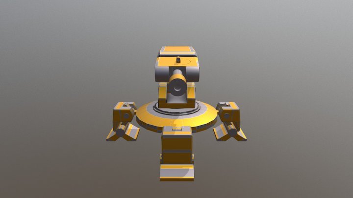 Turret Low 3D Model