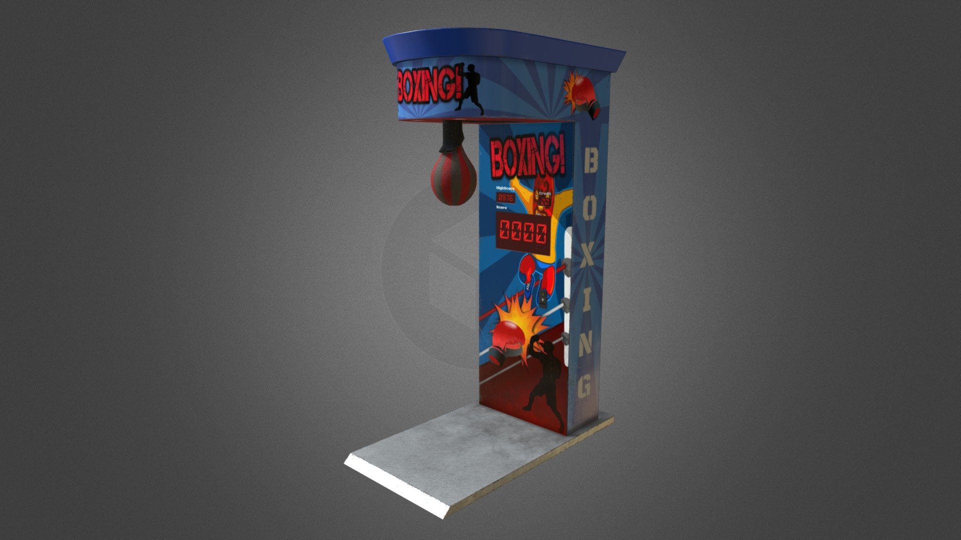 Boxing Arcade Machine - Retro Game Ready LowPoly - Buy Royalty Free 3D  model by Abdelrahman Ahmed (@AbdelrahmanAhmed) [46a71a9]