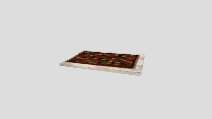 Afghan rug 3D Model
