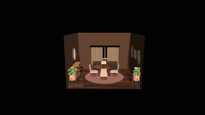 Dining Room 3D Model