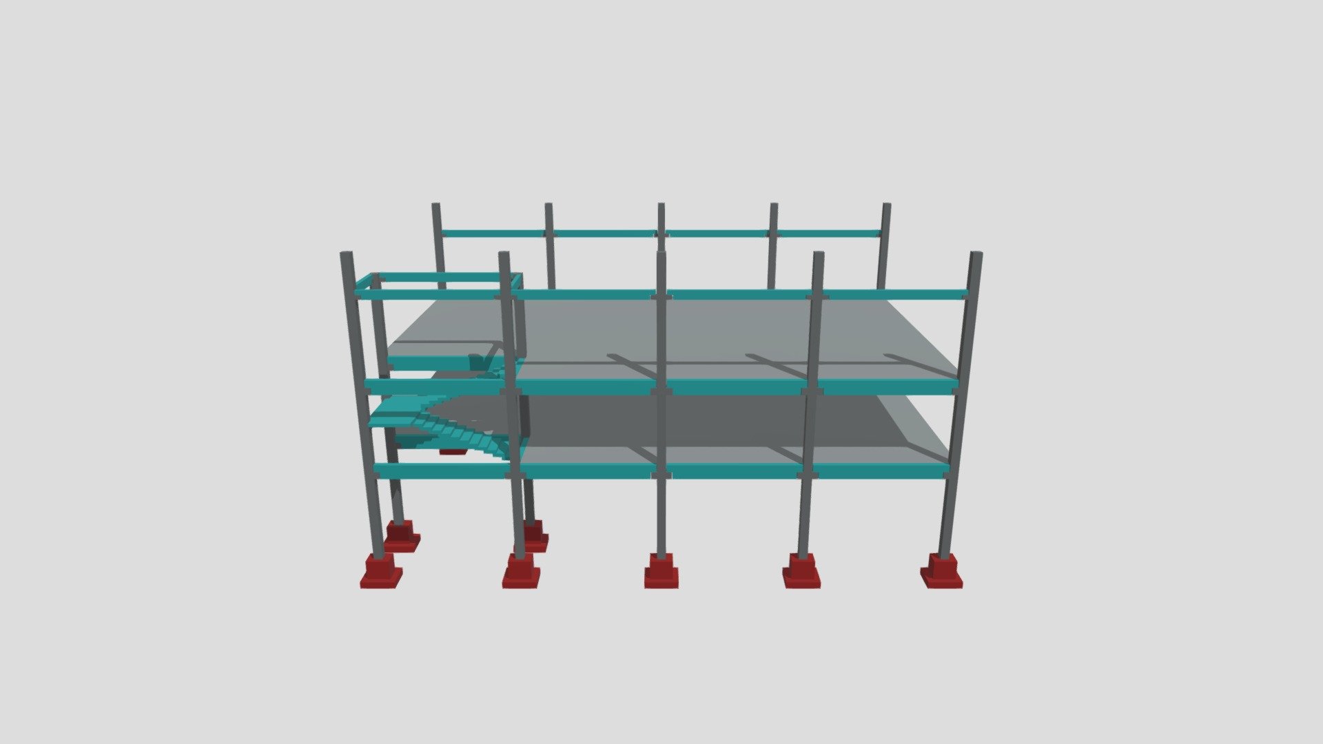 Modelagem Estrutural 3D 12x20 - Miguel Sutil