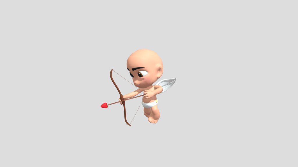Cupid Character Rigged