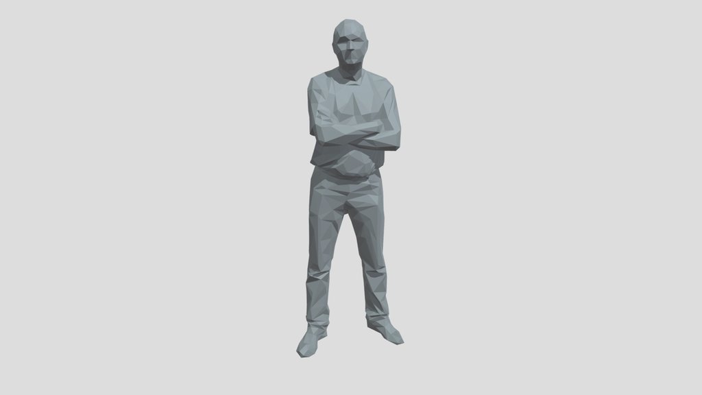 Lowpoly Male Standing
