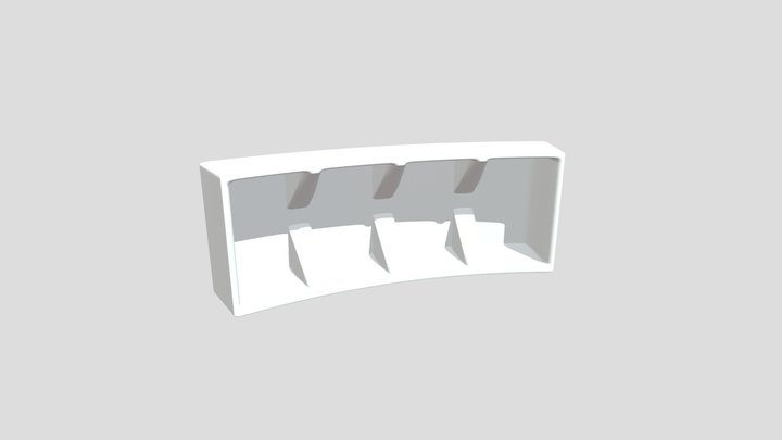 Cast iron tubing subway 3D Model