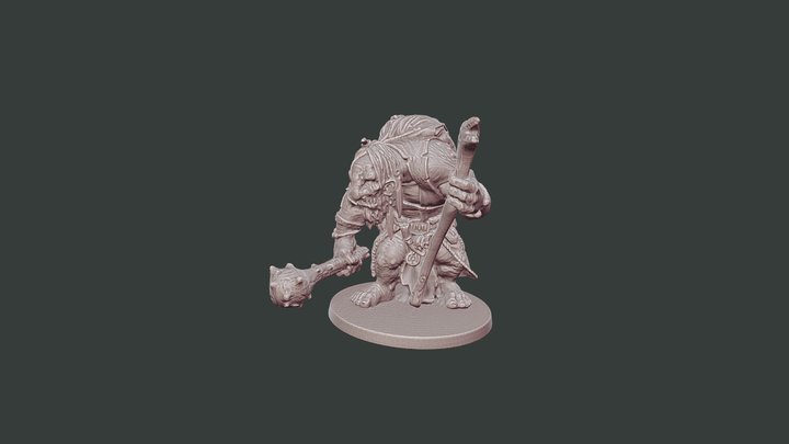 Mystic Troll 3D Model