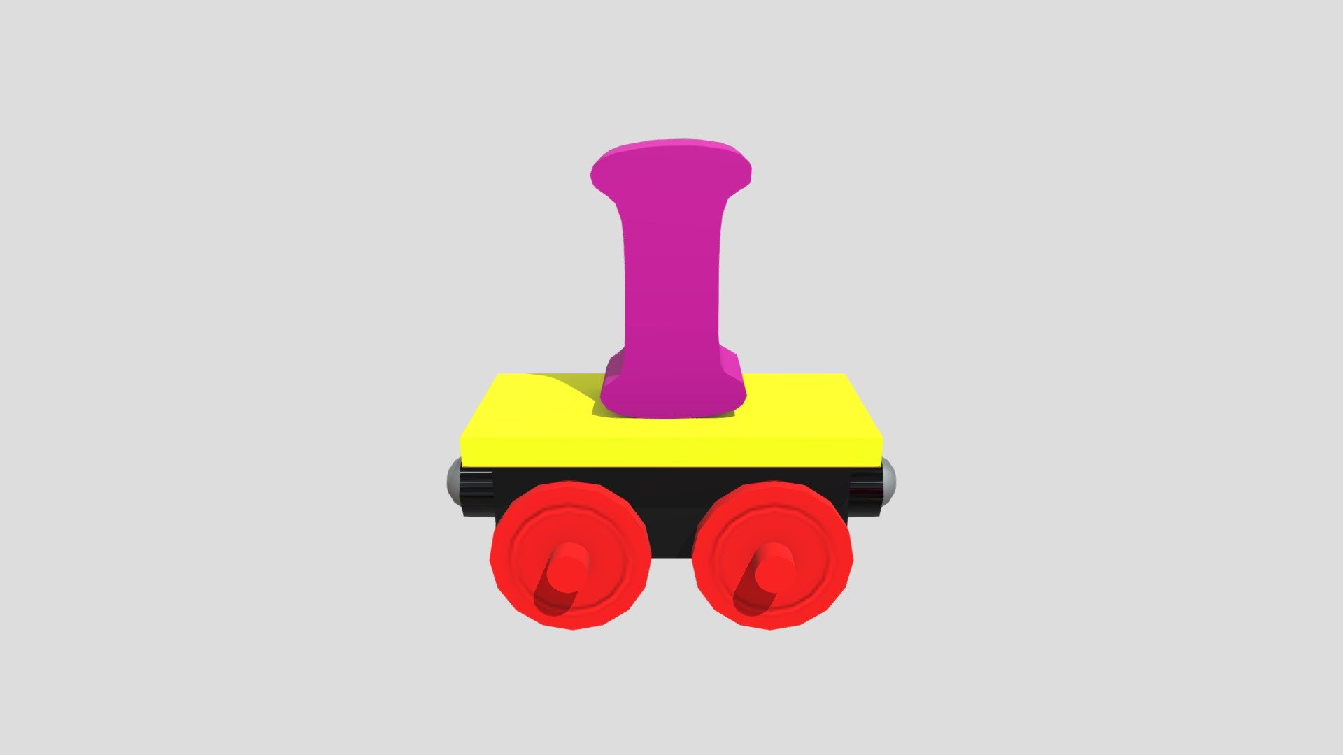 Wagon with Letter I