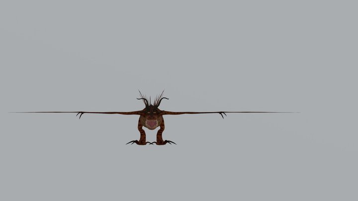 Mobile - Dream Works Dragons AR - Hookfang(1) 3D Model