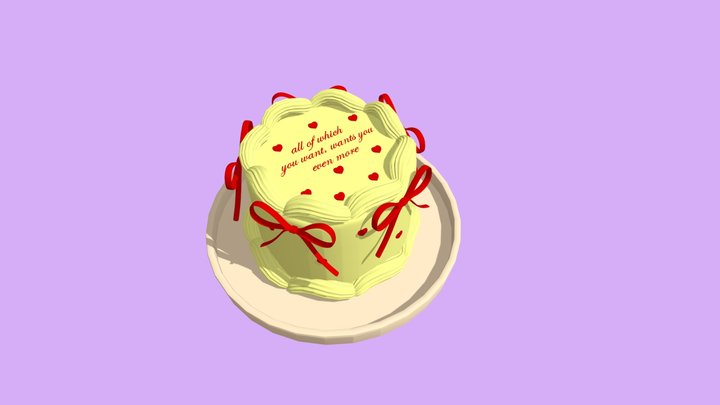 Cake 3D Model