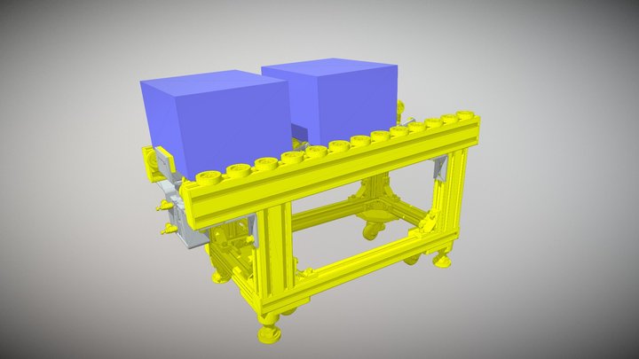 Förderer mit Rücklaufsperre 3D Model