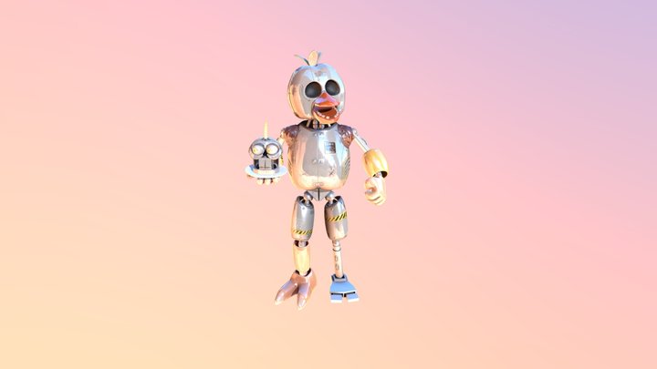 Fnaf_sotm_prototype_chica 3D Model