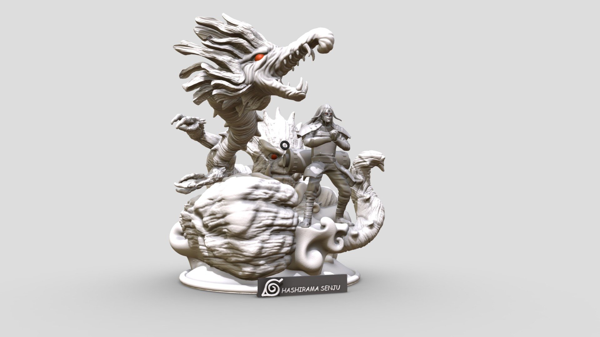 1 Hokage Hashirama Senju 3D model 3D printable