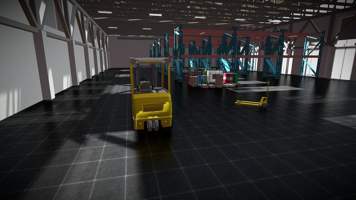 Test Hangar 3D Model