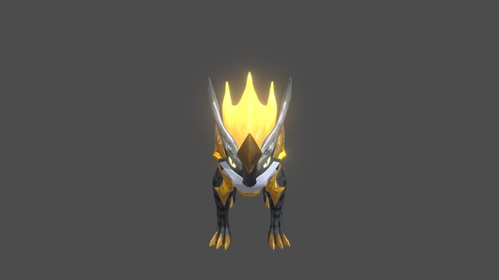 monster 1_ikus 3D Model