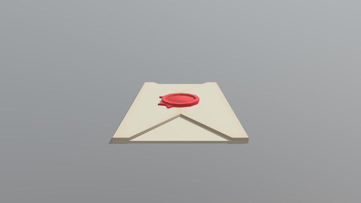 Envelope 3D Model