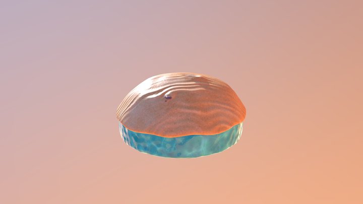 Beach Diorama 3D Model