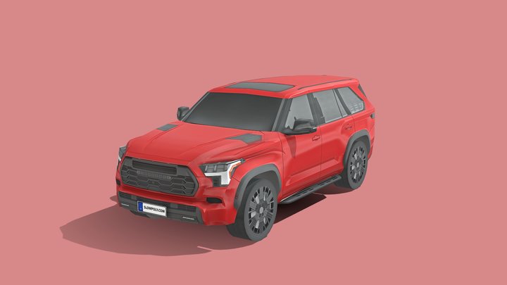 Toyota Sequoia 2023 3D Model