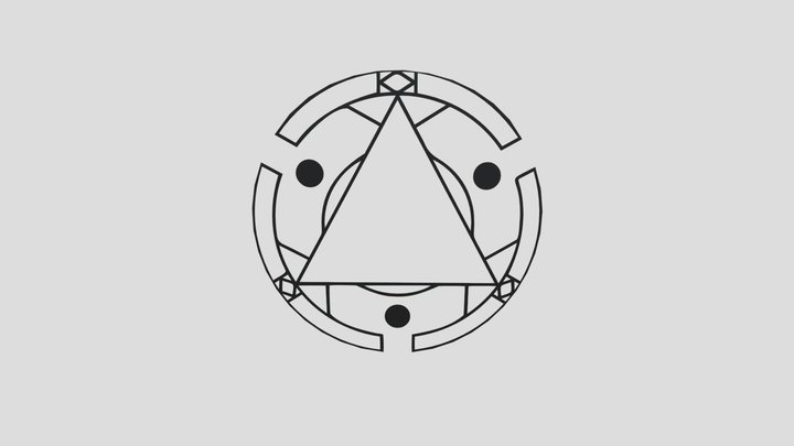 Transmutation / Chakra / Mandala 3D Model
