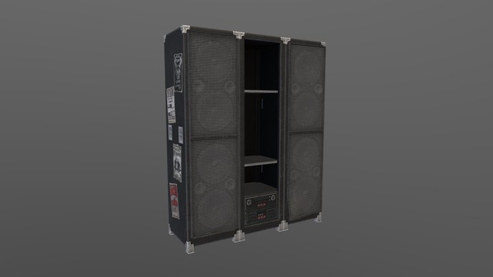 Hi-Fi Locker 3D Model