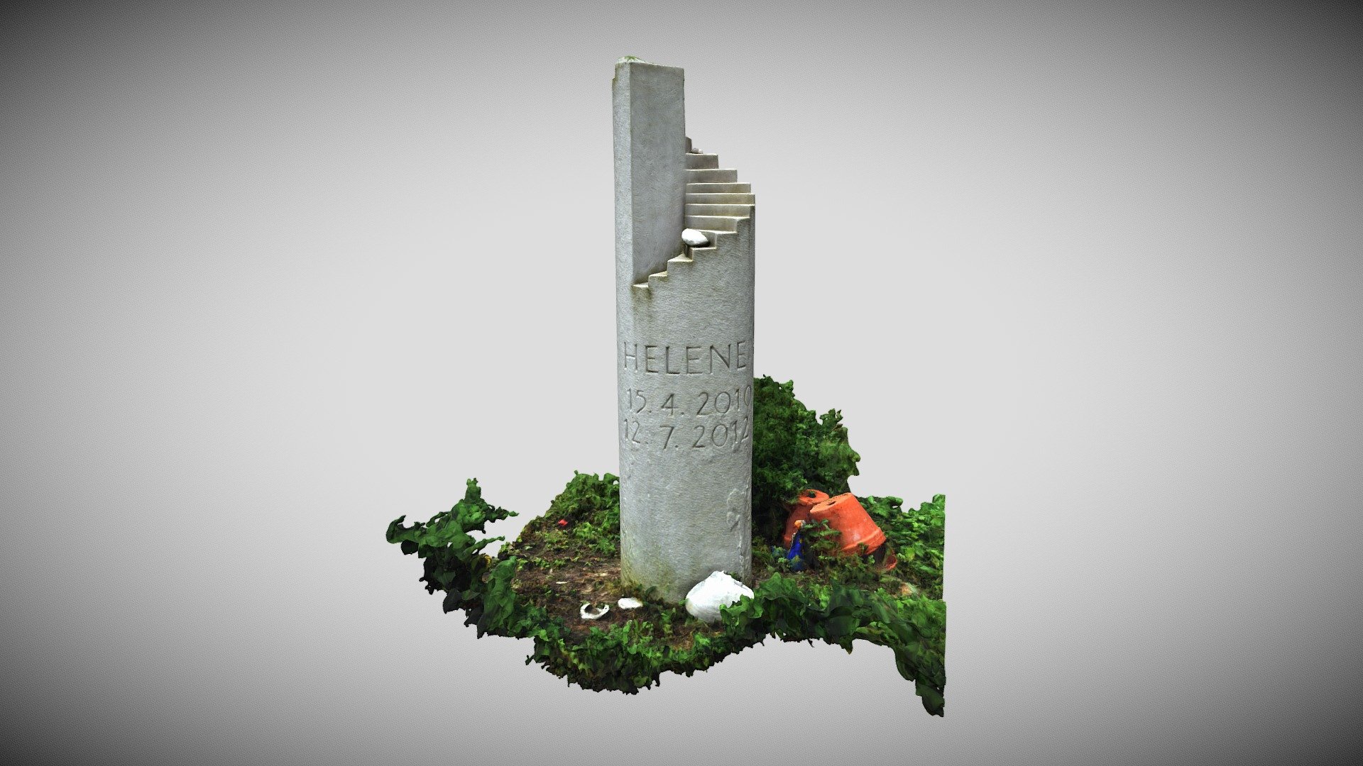Gravestone - Helene — Sketchfab embed 3D viewer