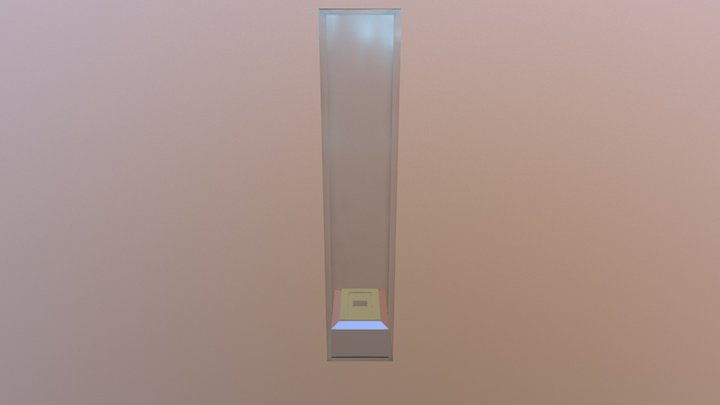 Glass Axe ShowCase 3D Model