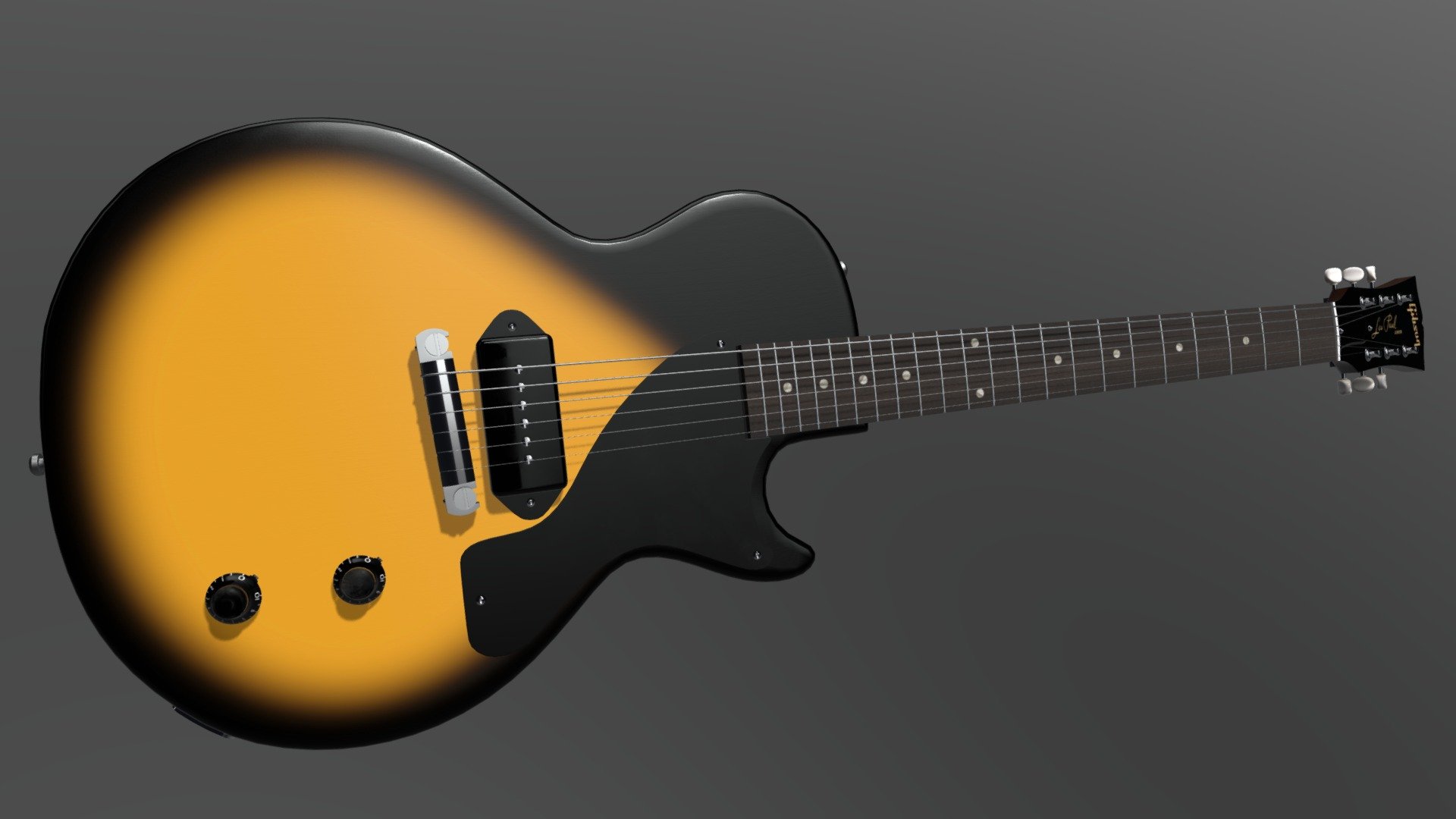 Gibson Les Paul Junior - 3D model by Matt Faulkner (@dododuck