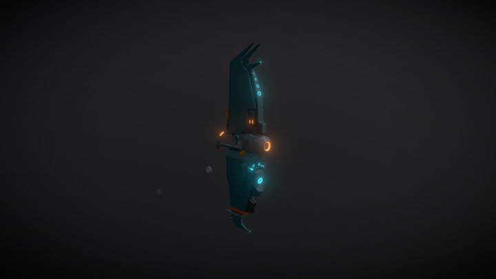 Cantharan Schooner 3D Model