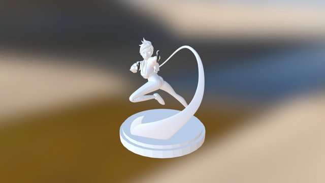 Tracer Overwatch 3D Model