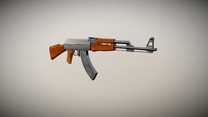 AK-47 3D Model
