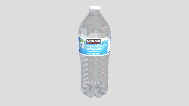 Kirkland Water Bottle 3D Model