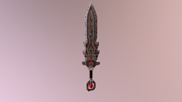 Lava Sword LP 3D Model