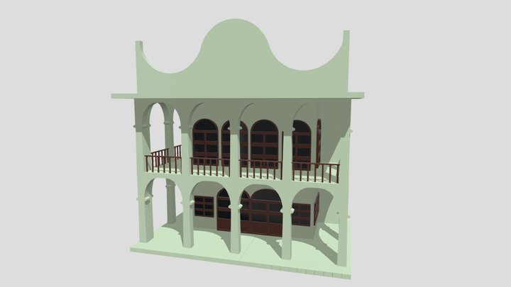 Casa Faroeste 3D Model