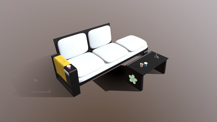 Sofa Finish2 3D Model