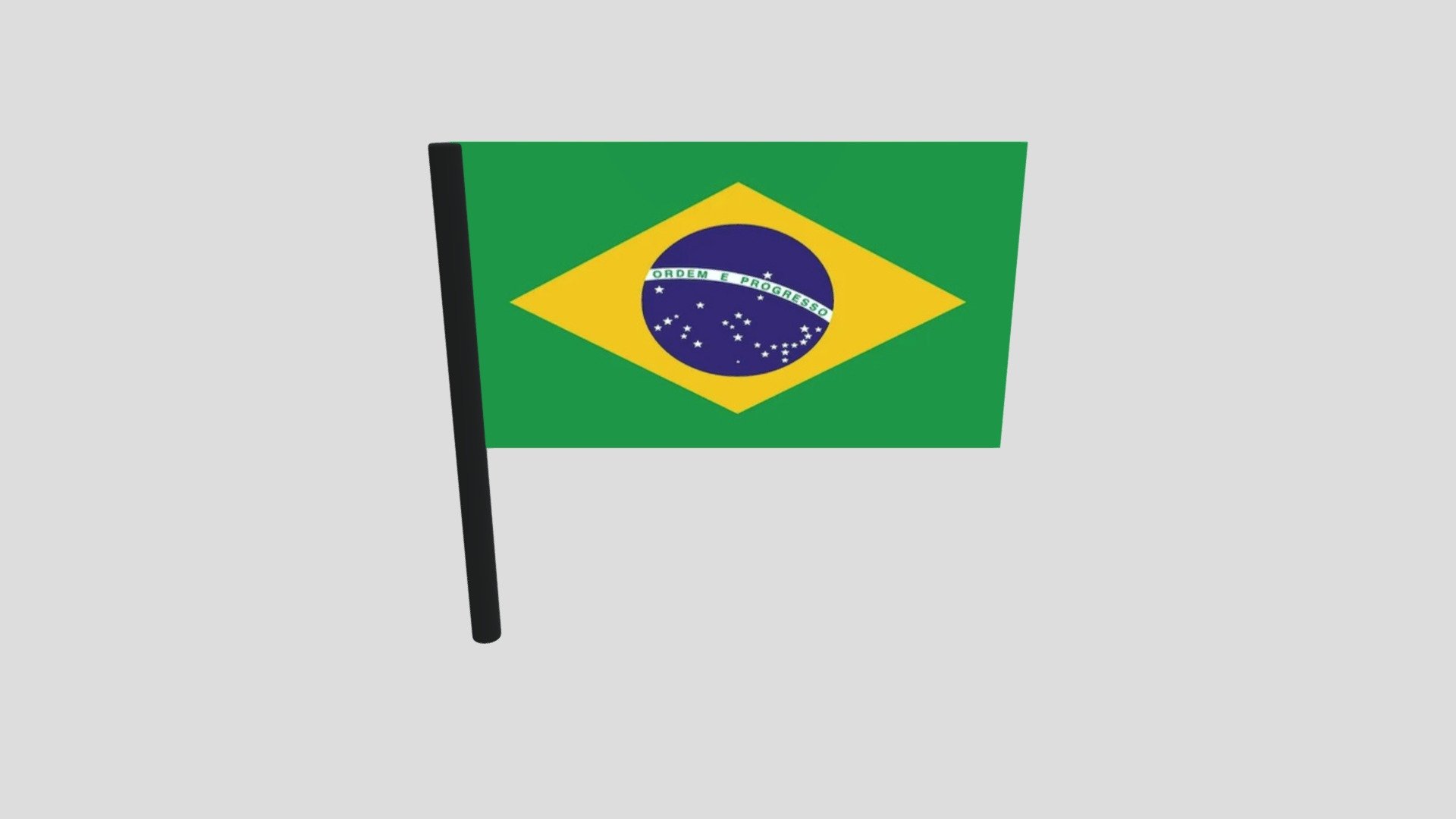 Bandeira do Brasil - Download Free 3D model by wit.mariavianna [46b9a75 ...