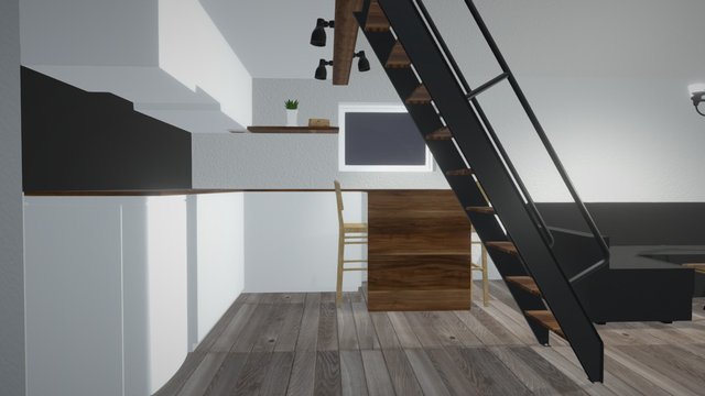 Mezzanine house 3D Model