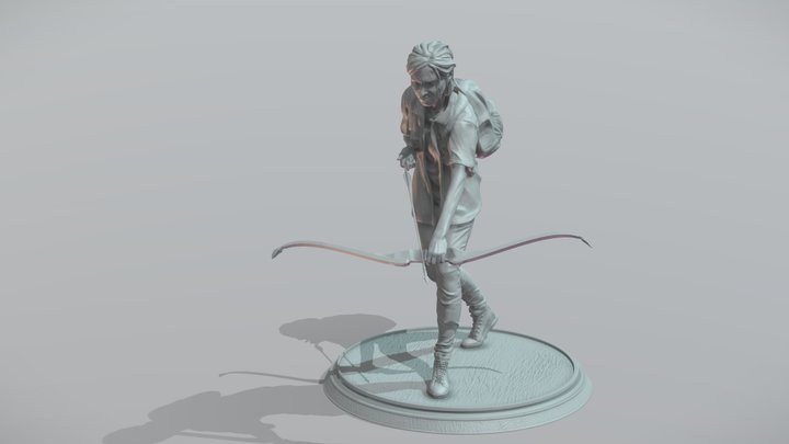 Ellie - Statue (The Last of Us Part 2) 3D Model
