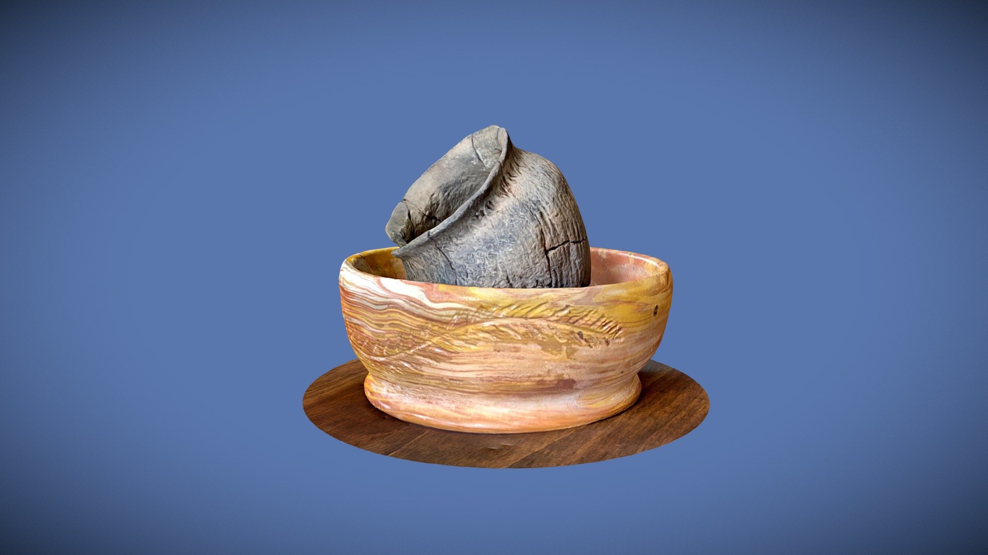 A Tutelo tribe artifact 3D model by Scott P. Yates (ispycreations