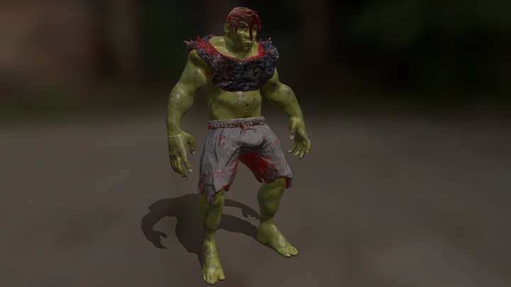 Orc Idle 3D Model