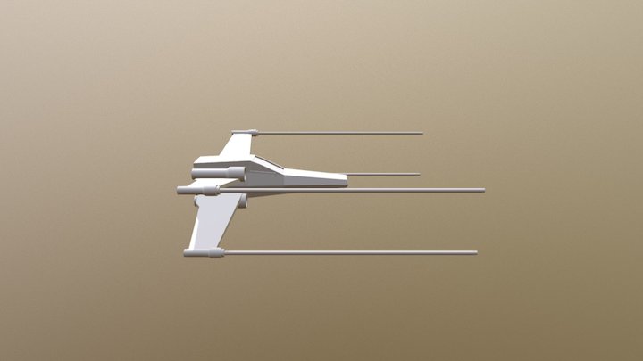 X-wing 3D Model