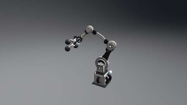 Round Finger Bot 3D Model
