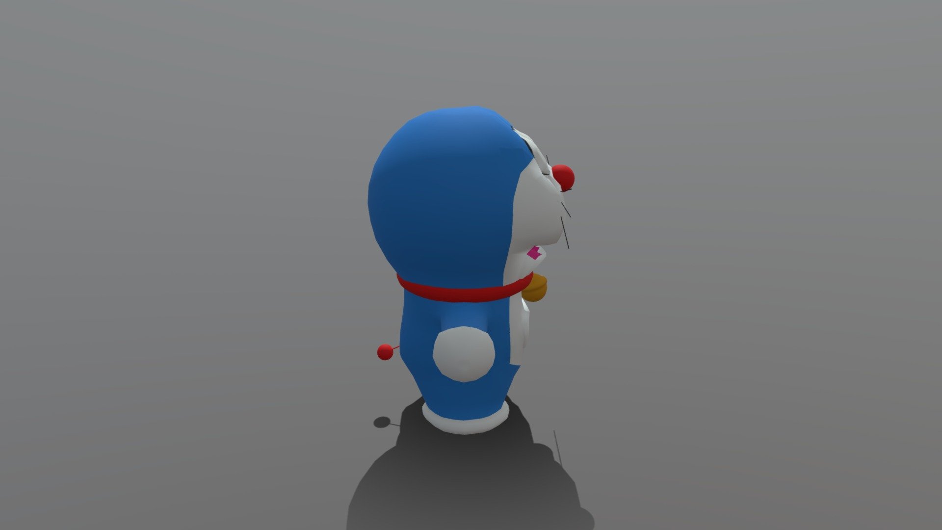 Doreamon low poly - 3D model by Ruturaj (@kshitij1) [46c1473] - Sketchfab
