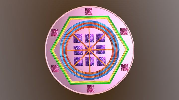 Mandala-blend 3D Model