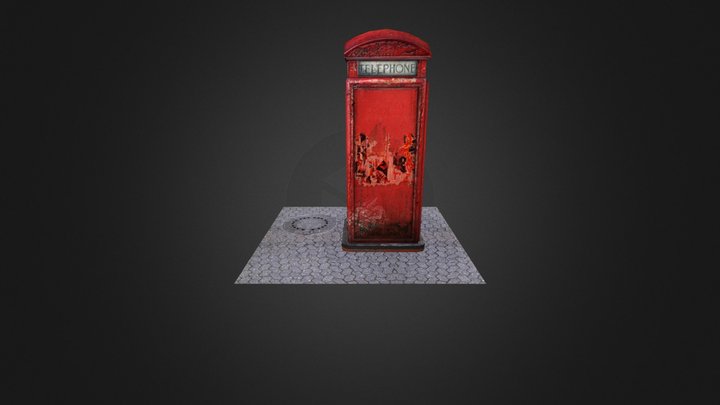 phone booth 3D Model