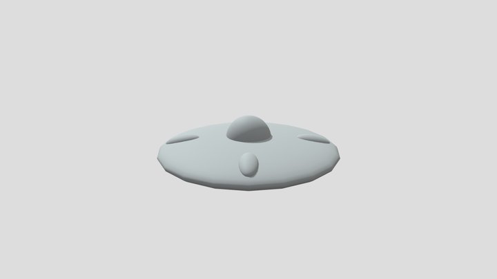 Flying Saucer Model 3D Model