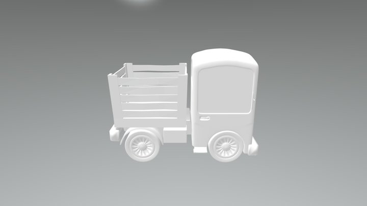 high-poly truck 3D Model