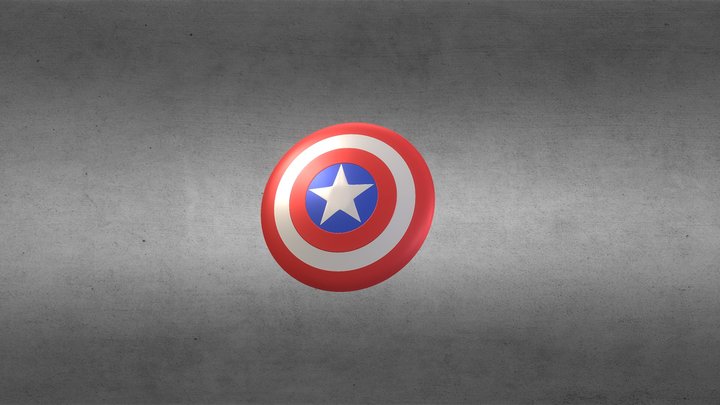 Steve Rogers shield 3D Model