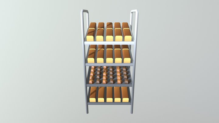 Bread Shelf 3D Model